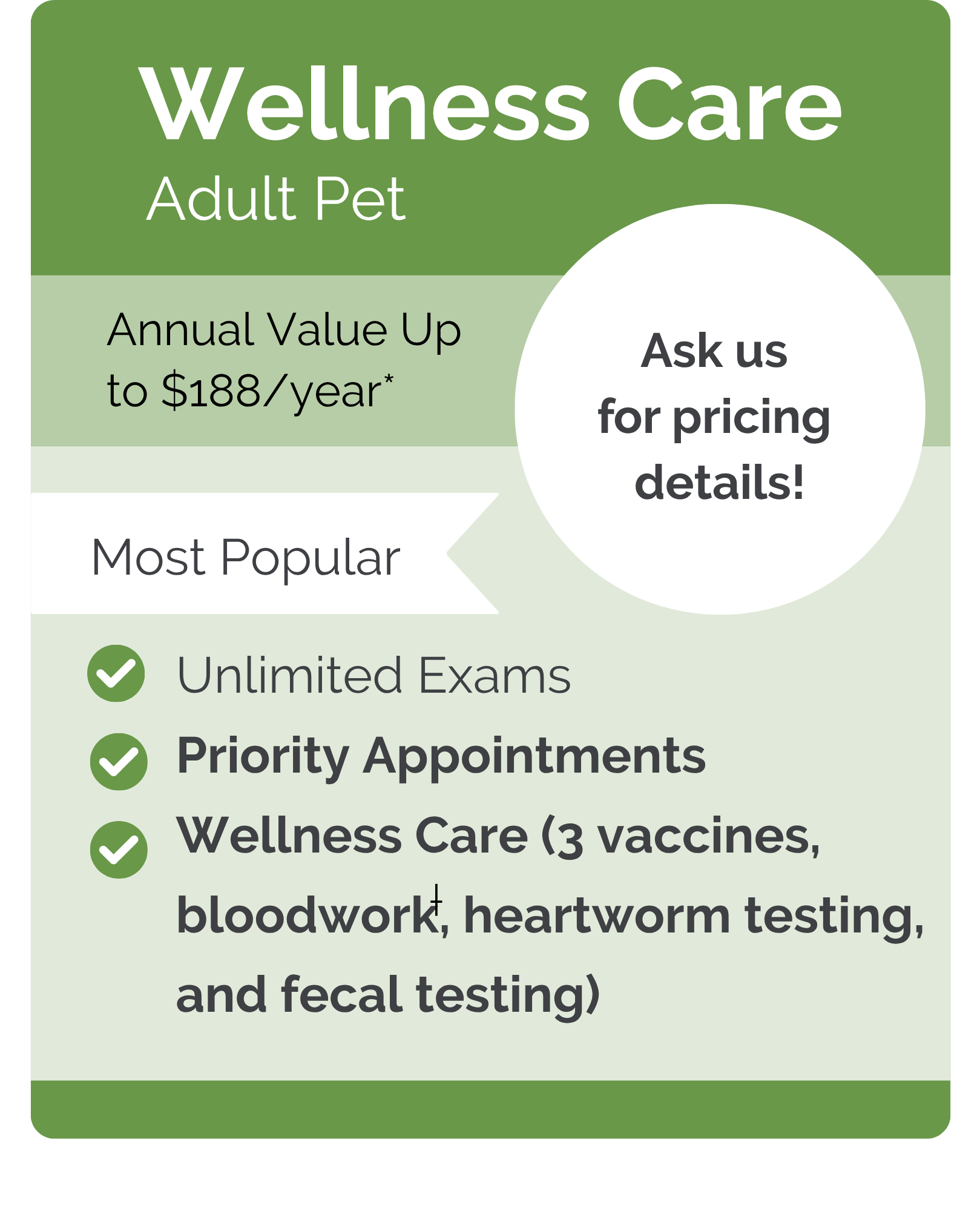 Cedar Park VIPet pricing wellness (1)